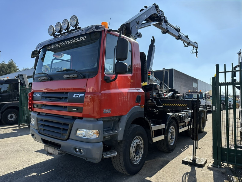 DAF CF 85.410 8x4 HOOKLIFT + CRANE HIAB 244 EP-3 HIDUO - Radio - Rotator - RETARDER - EURO 4 - BIG AXLES HUB REDUCTION - 후크 리프트 트럭, 크레인 트럭 : 사진 5 DAF CF 85.410 8x4 HOOKLIFT + CRANE HIAB 244 EP-3 HIDUO - Radio - Rotator - RETARDER - EURO 4 - BIG AXLES HUB REDUCTION - 후크 리프트 트럭, 크레인 트럭 : 사진 5