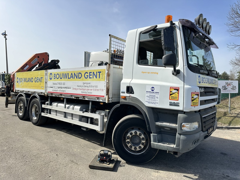 DAF CF 85.460 6x2 LIFT+LENK ACHSE + KRAN PALFINGER PK 18500 (3x) + RADIO + ROTATOR - EURO 5 - AS TRONIC - BE TRUCK - 드롭사이드/ 플랫베드 트럭, 크레인 트럭 : 사진 1 DAF CF 85.460 6x2 LIFT+LENK ACHSE + KRAN PALFINGER PK 18500 (3x) + RADIO + ROTATOR - EURO 5 - AS TRONIC - BE TRUCK - 드롭사이드/ 플랫베드 트럭, 크레인 트럭 : 사진 1