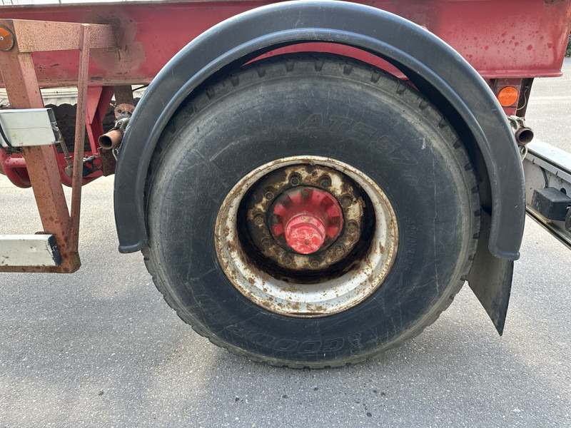 컨테이너 운반 장치/ 스와프 보디 트레일러 DEOM - SCHMIT R202P 2-AS CONTAINER TRANSPORT - BPW - GOEDE BANDEN - LUCHTVERING - BELGISCHE PAPIEREN : 사진 12