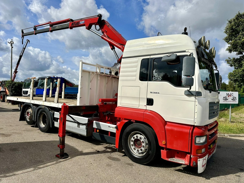 MAN TG 360 A 6x2 + CRANE ATLAS 100.1 A3 - PLATFORM 5m80 - E3 - LIFT-AXLE - FULL AIR SUSPENSION - ZF AS TRONIC - BE TRUCK - 크레인 트럭 : 사진 1 MAN TG 360 A 6x2 + CRANE ATLAS 100.1 A3 - PLATFORM 5m80 - E3 - LIFT-AXLE - FULL AIR SUSPENSION - ZF AS TRONIC - BE TRUCK - 크레인 트럭 : 사진 1