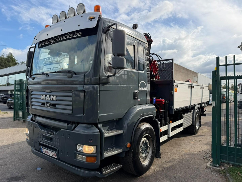 MAN TGA 18.350 4x2 TIPPER + CRANE HMF 1110 K2 + ROTATOR - STEEL SPRING / BLATT / BALLESTAS / LAMES - BE TRUCK - 덤프트럭, 크레인 트럭 : 사진 4 MAN TGA 18.350 4x2 TIPPER + CRANE HMF 1110 K2 + ROTATOR - STEEL SPRING / BLATT / BALLESTAS / LAMES - BE TRUCK - 덤프트럭, 크레인 트럭 : 사진 4