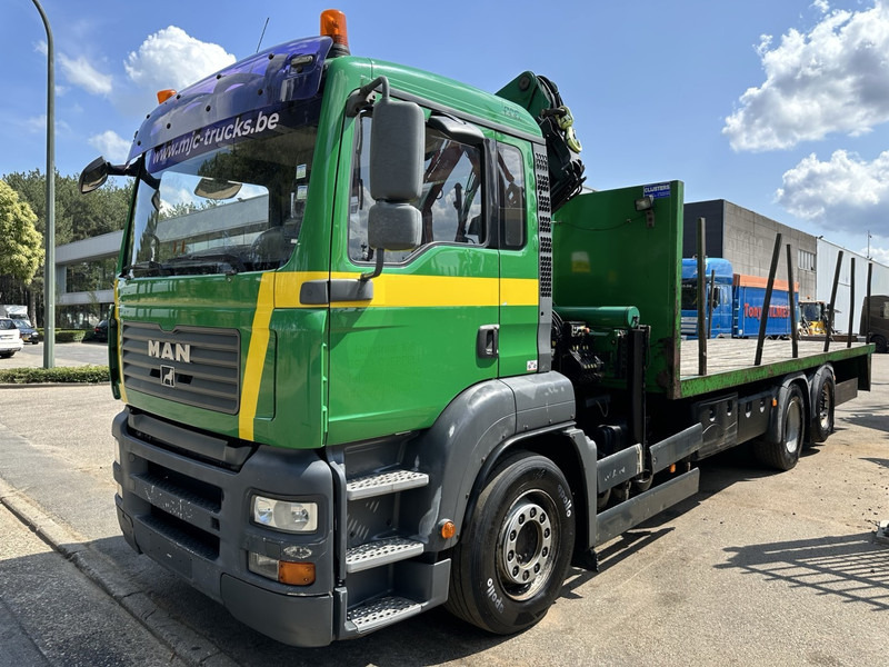 MAN TGA 26.360 6X2 BL + CRANE PALFINGER PK 18500 (4x) - LIFT + STEERING AXLE - PLATFORM 7m75 - MANUAL GEARBOX - 크레인 트럭 : 사진 4 MAN TGA 26.360 6X2 BL + CRANE PALFINGER PK 18500 (4x) - LIFT + STEERING AXLE - PLATFORM 7m75 - MANUAL GEARBOX - 크레인 트럭 : 사진 4