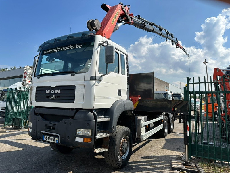 MAN TGA 33.350 6x6 PRITSCHE + (27.5m) KRAN PALFINGER PK36002 E 6x + JIB + WINCH - *184.000km* - MANUAL - EURO 3 - 드롭사이드/ 플랫베드 트럭, 크레인 트럭 : 사진 5 MAN TGA 33.350 6x6 PRITSCHE + (27.5m) KRAN PALFINGER PK36002 E 6x + JIB + WINCH - *184.000km* - MANUAL - EURO 3 - 드롭사이드/ 플랫베드 트럭, 크레인 트럭 : 사진 5