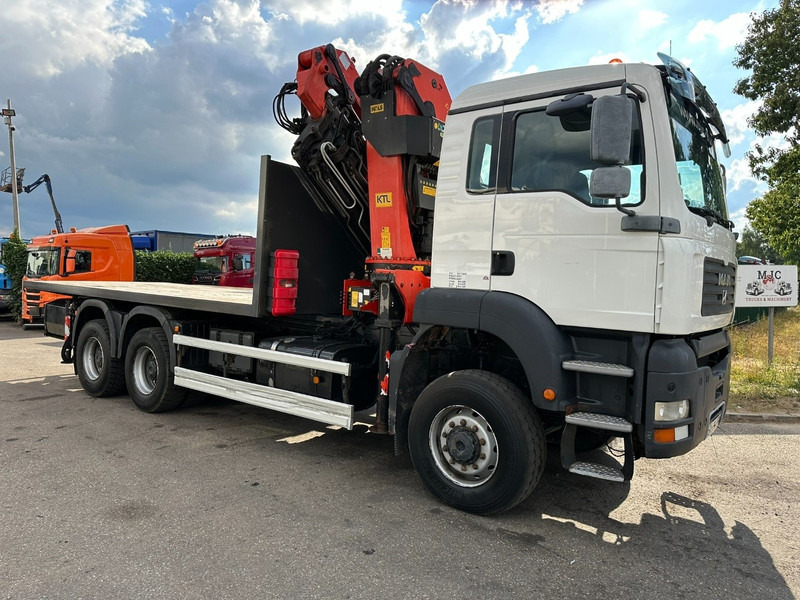 MAN TGA 33.350 6x6 PRITSCHE + (27.5m) KRAN PALFINGER PK36002 E 6x + JIB + WINCH - *184.000km* - MANUAL - EURO 3 - 드롭사이드/ 플랫베드 트럭, 크레인 트럭 : 사진 1 MAN TGA 33.350 6x6 PRITSCHE + (27.5m) KRAN PALFINGER PK36002 E 6x + JIB + WINCH - *184.000km* - MANUAL - EURO 3 - 드롭사이드/ 플랫베드 트럭, 크레인 트럭 : 사진 1