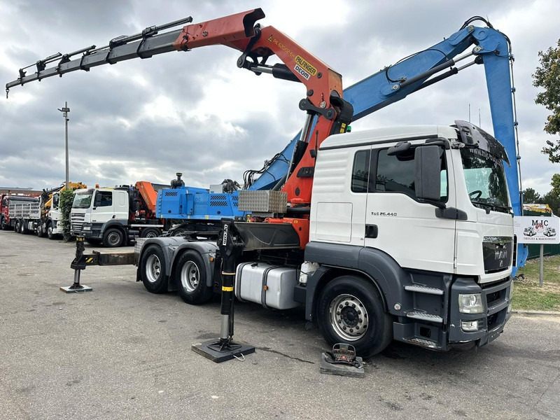 MAN TGS 26.440 6X4 + (22m) CRANE PALFINGER PK62002 E 6x H + 1ME - RETARDER - EURO 5 - BE TRUCK - 크레인 트럭 : 사진 1 MAN TGS 26.440 6X4 + (22m) CRANE PALFINGER PK62002 E 6x H + 1ME - RETARDER - EURO 5 - BE TRUCK - 크레인 트럭 : 사진 1