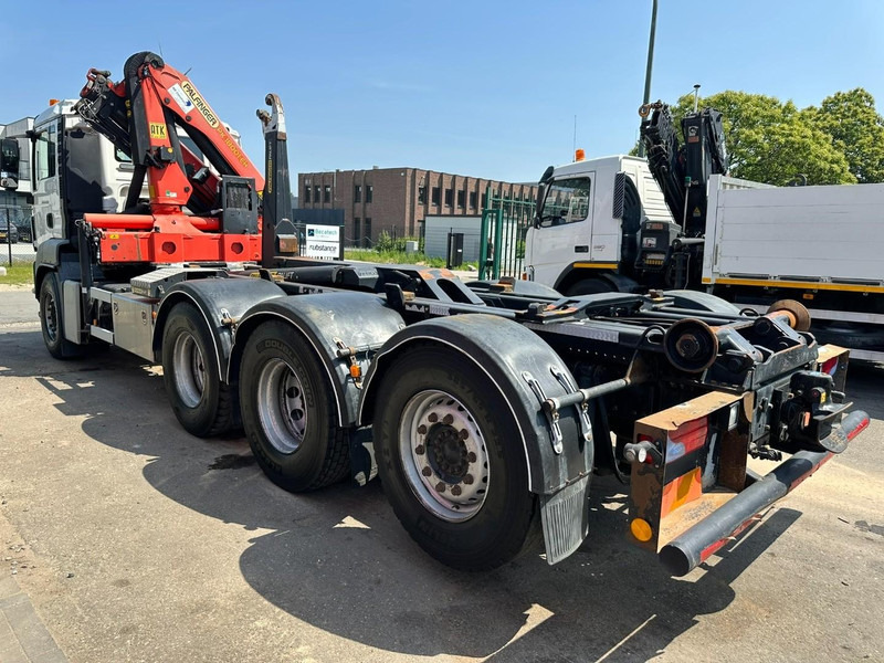 MAN TGS 35.400 8x4 TRIDEM HOOKLIFT T22 + CRANE PALFINGER PK 18001 EH + RADIO - EURO 5 - LIFT/STEERING AXLE - BE TRUCK - 후크 리프트 트럭, 크레인 트럭 : 사진 5 MAN TGS 35.400 8x4 TRIDEM HOOKLIFT T22 + CRANE PALFINGER PK 18001 EH + RADIO - EURO 5 - LIFT/STEERING AXLE - BE TRUCK - 후크 리프트 트럭, 크레인 트럭 : 사진 5