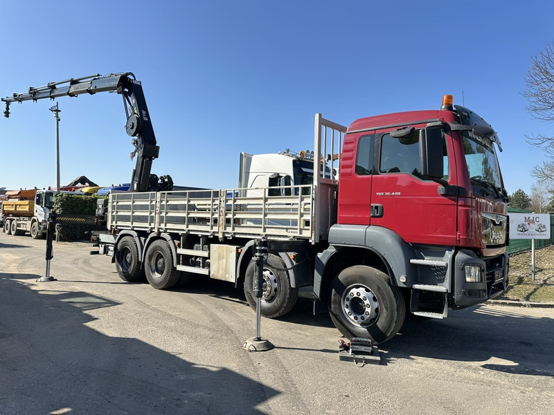 MAN TGS 35.420 8x4 + CRANE HIAB X-HIPRO 302 EP-5 - 192.000km - ROTATOR - 5/6 F - PLATFORM 6m55 - AIR SUSPENSION - TUV 06/2025 - TOP CONDITION - 드롭사이드/ 플랫베드 트럭, 크레인 트럭 : 사진 2 MAN TGS 35.420 8x4 + CRANE HIAB X-HIPRO 302 EP-5 - 192.000km - ROTATOR - 5/6 F - PLATFORM 6m55 - AIR SUSPENSION - TUV 06/2025 - TOP CONDITION - 드롭사이드/ 플랫베드 트럭, 크레인 트럭 : 사진 2