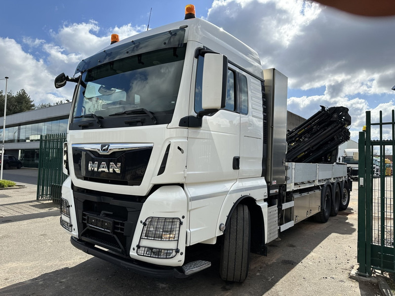 MAN TGX 35.420 8x4-4 TRIDEM PRTISCHE 6m40 + KRAN (26m!) HIAB X-HIPRO 408 E-5 + JIB 100X-5 - *306.245km* - BE TRUCK - 드롭사이드/ 플랫베드 트럭, 크레인 트럭 : 사진 3 MAN TGX 35.420 8x4-4 TRIDEM PRTISCHE 6m40 + KRAN (26m!) HIAB X-HIPRO 408 E-5 + JIB 100X-5 - *306.245km* - BE TRUCK - 드롭사이드/ 플랫베드 트럭, 크레인 트럭 : 사진 3