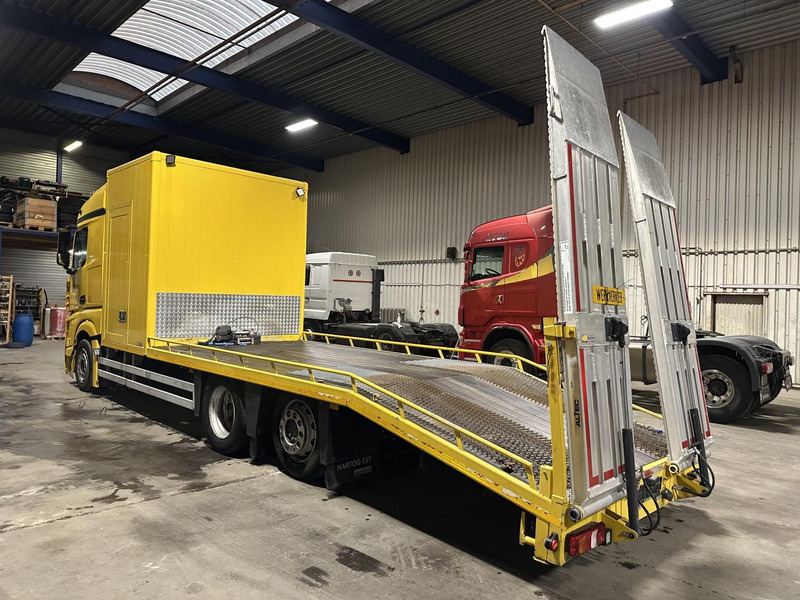 Mercedes-Benz ACTROS 2745 6x2 OPRIJWAGEN / AUTOTRANSPORTER / MACHINE TRANSPORTER - WINCH - 6m10 - EURO 5 - LIFT AXLE - HYDR RAMPS - NL TRUCK - 견인 트럭 : 사진 3 Mercedes-Benz ACTROS 2745 6x2 OPRIJWAGEN / AUTOTRANSPORTER / MACHINE TRANSPORTER - WINCH - 6m10 - EURO 5 - LIFT AXLE - HYDR RAMPS - NL TRUCK - 견인 트럭 : 사진 3