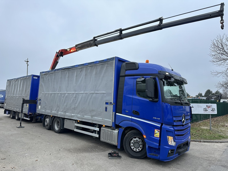 Mercedes-Benz Actros 2645 6x2 105m³ JUMBO + RETARDER + CRANE PALFINGER PK 19.001 SLD (4x) + RADIO - *FULL AIR* - FRIGO - EURO 6 - SAF AXLES - BELGIAN TRUCK - 크레인 트럭 : 사진 1 Mercedes-Benz Actros 2645 6x2 105m³ JUMBO + RETARDER + CRANE PALFINGER PK 19.001 SLD (4x) + RADIO - *FULL AIR* - FRIGO - EURO 6 - SAF AXLES - BELGIAN TRUCK - 크레인 트럭 : 사진 1