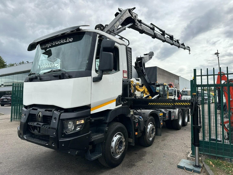 Renault C460 8x4 + (19m!) KRAN HIAB 288 E-6 HIDUO - RADIO - 5/6 F - STEEL SPRING / HUB REDUCTION - BE TRUCK - 후크 리프트 트럭, 크레인 트럭 : 사진 3 Renault C460 8x4 + (19m!) KRAN HIAB 288 E-6 HIDUO - RADIO - 5/6 F - STEEL SPRING / HUB REDUCTION - BE TRUCK - 후크 리프트 트럭, 크레인 트럭 : 사진 3
