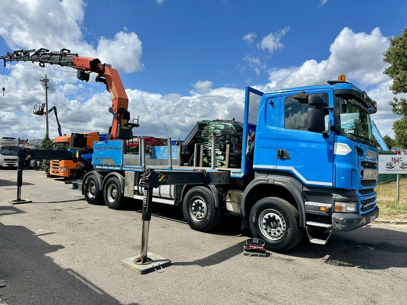 Scania G440 8x4 + (26.5m!) CRANE PALFINGER PK78002 SH G 8x + 1 + WINCH - PLATFORM 6m25 - MANUAL - HUB REDUCTION - STEEL SPRING - EURO 5 - BE TRUCK - 크레인 트럭 : 사진 1 Scania G440 8x4 + (26.5m!) CRANE PALFINGER PK78002 SH G 8x + 1 + WINCH - PLATFORM 6m25 - MANUAL - HUB REDUCTION - STEEL SPRING - EURO 5 - BE TRUCK - 크레인 트럭 : 사진 1