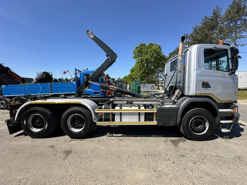 Scania G450 6x4 HAAKSYSTEEM AJK 20T - 5760mm - 3m90 WB - BLADVERING / NAAFREDUCTIE - EURO 6 - BE TRUCK - 후크 리프트 트럭 : 사진 4 Scania G450 6x4 HAAKSYSTEEM AJK 20T - 5760mm - 3m90 WB - BLADVERING / NAAFREDUCTIE - EURO 6 - BE TRUCK - 후크 리프트 트럭 : 사진 4