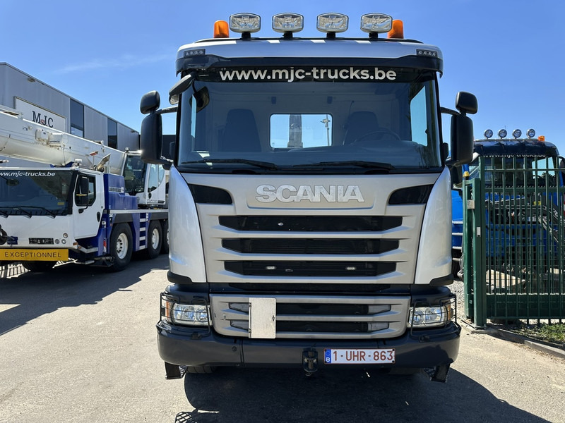 Scania G450 6x4 HAAKSYSTEEM AJK 20T - 5760mm - 3m90 WB - BLADVERING / NAAFREDUCTIE - EURO 6 - BE TRUCK - 후크 리프트 트럭 : 사진 2 Scania G450 6x4 HAAKSYSTEEM AJK 20T - 5760mm - 3m90 WB - BLADVERING / NAAFREDUCTIE - EURO 6 - BE TRUCK - 후크 리프트 트럭 : 사진 2