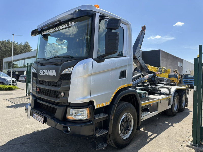 Scania G450 XT 6X4 AJK HAAKSYSTEEM 20T - 5760mm - WB 3m90 - HUB REDUCTION / STEEL SUSPENSION - EURO 6 - BE TRUCK - 후크 리프트 트럭 : 사진 3 Scania G450 XT 6X4 AJK HAAKSYSTEEM 20T - 5760mm - WB 3m90 - HUB REDUCTION / STEEL SUSPENSION - EURO 6 - BE TRUCK - 후크 리프트 트럭 : 사진 3