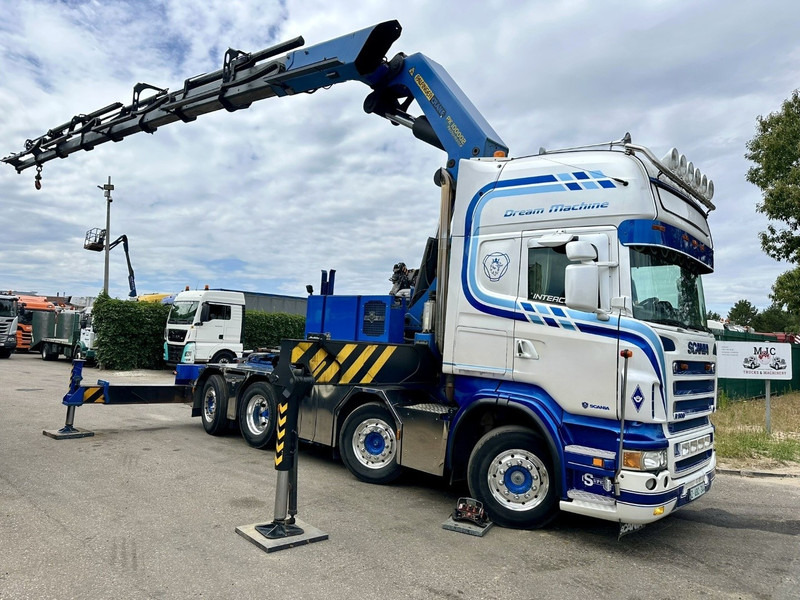 Scania R500 8x2 + CRANE 100Tm! PALFINGER PK100002 G 8x + 1 ME - RETARDER - ALCOA DURA BRIGHT - LIFT + STEERING - 5/6 HYDR F - TÜV 05/2026 - TOP CONDITION - 크레인 트럭 : 사진 1 Scania R500 8x2 + CRANE 100Tm! PALFINGER PK100002 G 8x + 1 ME - RETARDER - ALCOA DURA BRIGHT - LIFT + STEERING - 5/6 HYDR F - TÜV 05/2026 - TOP CONDITION - 크레인 트럭 : 사진 1