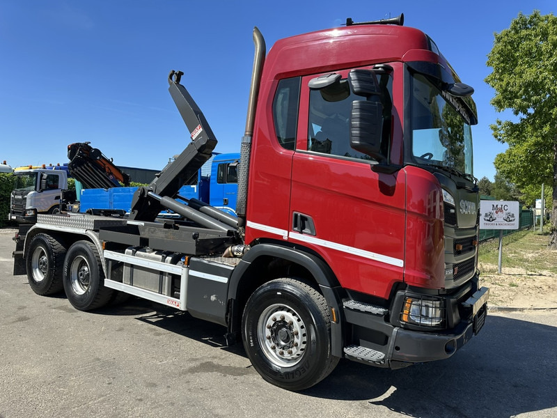 Scania R500 XT 6x4 RETARDER - HOOKLIFT / HAAKSYSTEEM WAF 20T - 5200mm - WB 3m75 - *231.000km* - HUB REDUCTION / STEEL SUSPENSION - EURO 6 - BE TRUCK - 후크 리프트 트럭 : 사진 1 Scania R500 XT 6x4 RETARDER - HOOKLIFT / HAAKSYSTEEM WAF 20T - 5200mm - WB 3m75 - *231.000km* - HUB REDUCTION / STEEL SUSPENSION - EURO 6 - BE TRUCK - 후크 리프트 트럭 : 사진 1