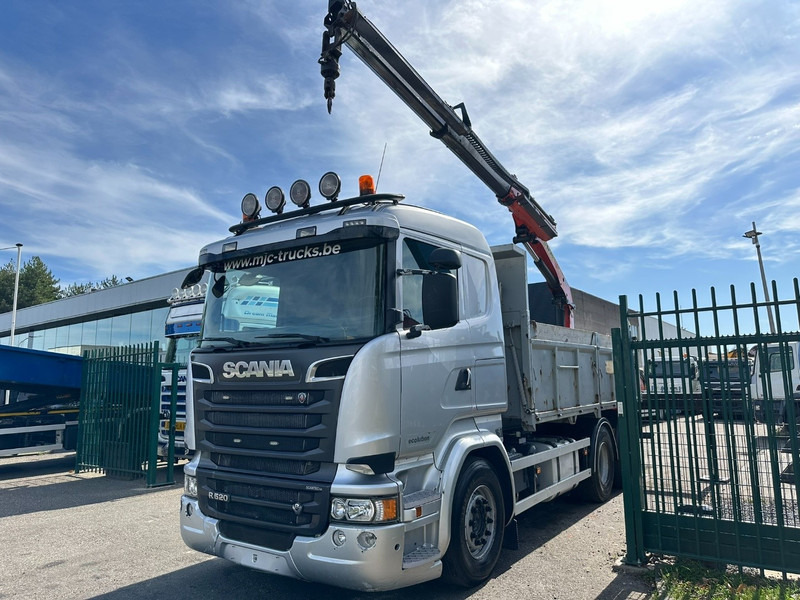Scania R520 6x4 PRITSCHE + KRAN PALFINGER PK 15002 A - *ZSM + KIPPER* - RETARDER - *FULL AIR* - EUR 6 - BE TRUCK - 드롭사이드/ 플랫베드 트럭, 크레인 트럭 : 사진 2 Scania R520 6x4 PRITSCHE + KRAN PALFINGER PK 15002 A - *ZSM + KIPPER* - RETARDER - *FULL AIR* - EUR 6 - BE TRUCK - 드롭사이드/ 플랫베드 트럭, 크레인 트럭 : 사진 2
