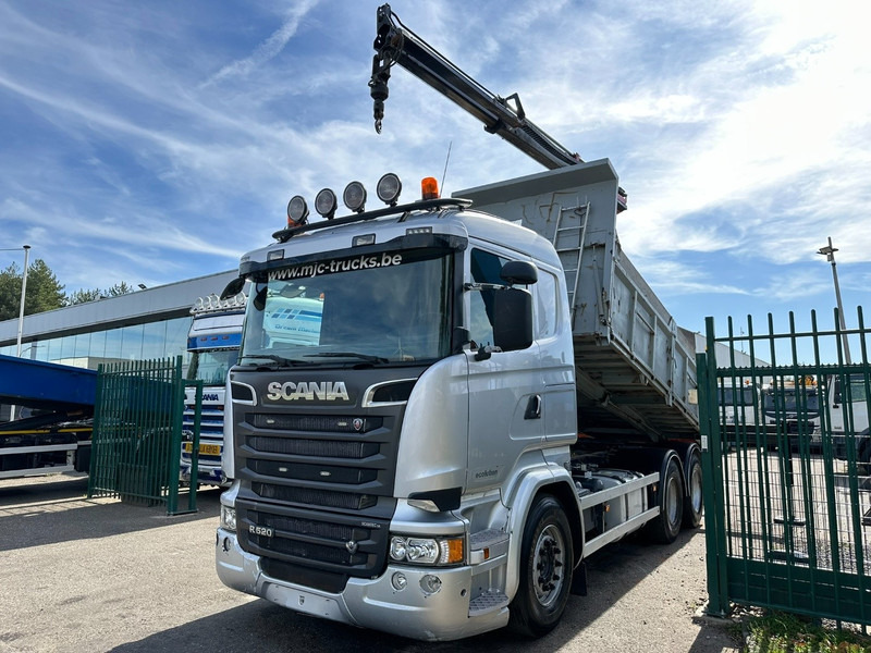 Scania R520 6x4 TIPPER + CRANE PALFINGER PK 15002 A - TRACTOR UNIT - RETARDER - *FULL AIR* - EUR 6 - BE TRUCK - 덤프트럭, 크레인 트럭 : 사진 5 Scania R520 6x4 TIPPER + CRANE PALFINGER PK 15002 A - TRACTOR UNIT - RETARDER - *FULL AIR* - EUR 6 - BE TRUCK - 덤프트럭, 크레인 트럭 : 사진 5