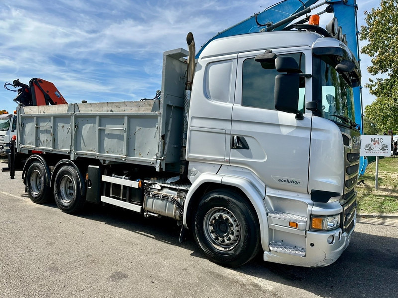 Scania R520 6x4 TIPPER + CRANE PALFINGER PK 15002 A - TRACTOR UNIT - RETARDER - *FULL AIR* - EUR 6 - BE TRUCK - 덤프트럭, 크레인 트럭 : 사진 2 Scania R520 6x4 TIPPER + CRANE PALFINGER PK 15002 A - TRACTOR UNIT - RETARDER - *FULL AIR* - EUR 6 - BE TRUCK - 덤프트럭, 크레인 트럭 : 사진 2