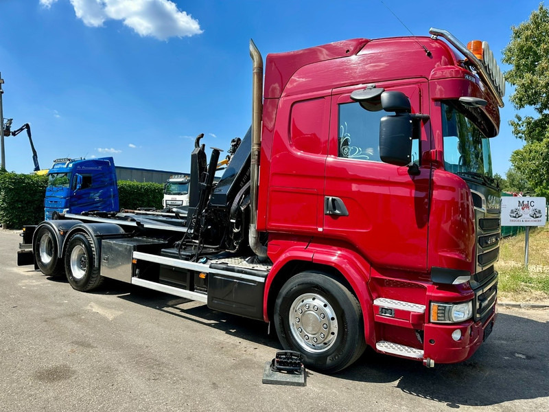 Scania R580 6X2 V8 HOOKLIFT + CRANE HIAB 211 E-4 HIPRO - ROTATOR - RETARDER - ALCOA ALU - RADIO - NL TRUCK - 후크 리프트 트럭, 크레인 트럭 : 사진 2 Scania R580 6X2 V8 HOOKLIFT + CRANE HIAB 211 E-4 HIPRO - ROTATOR - RETARDER - ALCOA ALU - RADIO - NL TRUCK - 후크 리프트 트럭, 크레인 트럭 : 사진 2