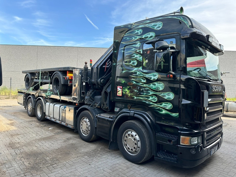 Scania R620 8x2 + CRANE HIAB 800EP-5 HiPro - RETARDER - LIFT/STEERING AXLE - HIGHLINE SLEEPER - LEATHER - ALCOA - 크레인 트럭 : 사진 1 Scania R620 8x2 + CRANE HIAB 800EP-5 HiPro - RETARDER - LIFT/STEERING AXLE - HIGHLINE SLEEPER - LEATHER - ALCOA - 크레인 트럭 : 사진 1