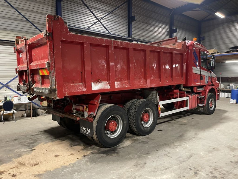 Scania T124-420 TORPEDO HAUBE - 6x4 - KIPPER - MANUAL GRS900 3+3 - STEEL SPRING / BALLIESTAS / LAMES / BLATT - 덤프트럭 : 사진 4 Scania T124-420 TORPEDO HAUBE - 6x4 - KIPPER - MANUAL GRS900 3+3 - STEEL SPRING / BALLIESTAS / LAMES / BLATT - 덤프트럭 : 사진 4