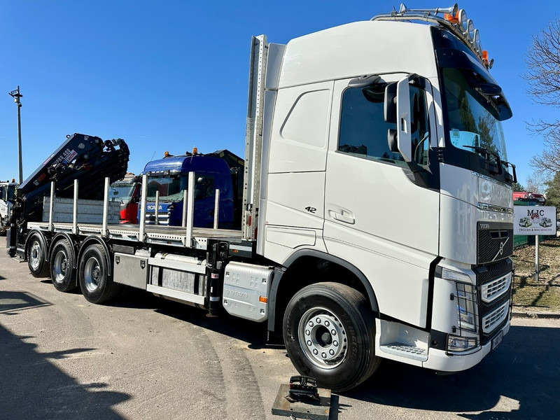 Volvo FH 420 8x4 TRIDEM + KRAAN HIAB 408 E-8 HIPRO + WINCH - 63.000km ONLY - CREWCAB 4 SEATER - PLATFORM 7m - TOP CONDITION - 드롭사이드/ 플랫베드 트럭, 크레인 트럭 : 사진 1 Volvo FH 420 8x4 TRIDEM + KRAAN HIAB 408 E-8 HIPRO + WINCH - 63.000km ONLY - CREWCAB 4 SEATER - PLATFORM 7m - TOP CONDITION - 드롭사이드/ 플랫베드 트럭, 크레인 트럭 : 사진 1
