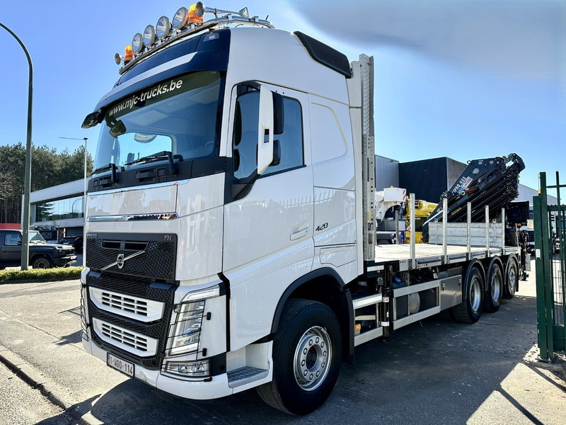 Volvo FH 420 8x4 TRIDEM + KRAAN HIAB 408 E-8 HIPRO + WINCH - 63.000km ONLY - CREWCAB 4 SEATER - PLATFORM 7m - TOP CONDITION - 드롭사이드/ 플랫베드 트럭, 크레인 트럭 : 사진 3 Volvo FH 420 8x4 TRIDEM + KRAAN HIAB 408 E-8 HIPRO + WINCH - 63.000km ONLY - CREWCAB 4 SEATER - PLATFORM 7m - TOP CONDITION - 드롭사이드/ 플랫베드 트럭, 크레인 트럭 : 사진 3