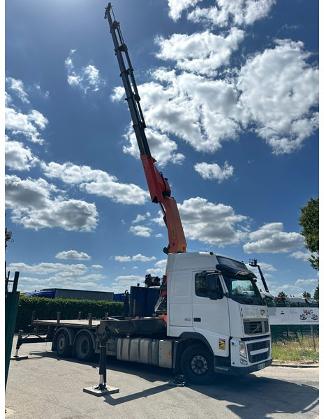 Volvo FH 500 6X2 PRITSCHE + KRAN PALFINGER PK50002 E 5x - RETARDER - PLATFORM 6m20 - TWISTLOCKS 20' - 561.000km - EURO 5 - 드롭사이드/ 플랫베드 트럭, 크레인 트럭 : 사진 4 Volvo FH 500 6X2 PRITSCHE + KRAN PALFINGER PK50002 E 5x - RETARDER - PLATFORM 6m20 - TWISTLOCKS 20' - 561.000km - EURO 5 - 드롭사이드/ 플랫베드 트럭, 크레인 트럭 : 사진 4