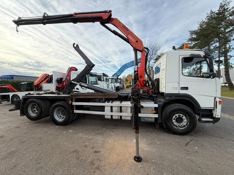 Volvo FM 400 6x2 HOOKLIFT + CRANE PALFINGER PK 15500 B (2x) - 5/6 F - MANUAL - EURO 4 - BE TRUCK - 후크 리프트 트럭, 크레인 트럭 : 사진 5 Volvo FM 400 6x2 HOOKLIFT + CRANE PALFINGER PK 15500 B (2x) - 5/6 F - MANUAL - EURO 4 - BE TRUCK - 후크 리프트 트럭, 크레인 트럭 : 사진 5