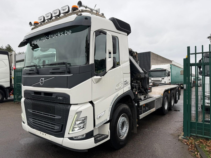 Volvo FM 500 8X4 TRIDEM HOOKLIFT + (25m!) CRANE HIAB 302 E-8x + 1 ME + WINCH - *127.000km* - *1976h crane hours* - TOP CONDITION - BE TRUCK - 후크 리프트 트럭, 크레인 트럭 : 사진 3 Volvo FM 500 8X4 TRIDEM HOOKLIFT + (25m!) CRANE HIAB 302 E-8x + 1 ME + WINCH - *127.000km* - *1976h crane hours* - TOP CONDITION - BE TRUCK - 후크 리프트 트럭, 크레인 트럭 : 사진 3