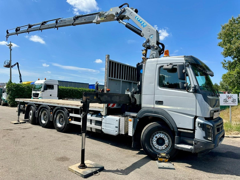 Volvo FMX 330 8x4 TRIDEM PRITSCHE + KRAN EFFER 265 / 6S - PLATFORM 7m50 - EURO 6 - RADIO - *473.000km* - TÜV 05/2026 - BE TRUCK - 드롭사이드/ 플랫베드 트럭, 크레인 트럭 : 사진 2 Volvo FMX 330 8x4 TRIDEM PRITSCHE + KRAN EFFER 265 / 6S - PLATFORM 7m50 - EURO 6 - RADIO - *473.000km* - TÜV 05/2026 - BE TRUCK - 드롭사이드/ 플랫베드 트럭, 크레인 트럭 : 사진 2