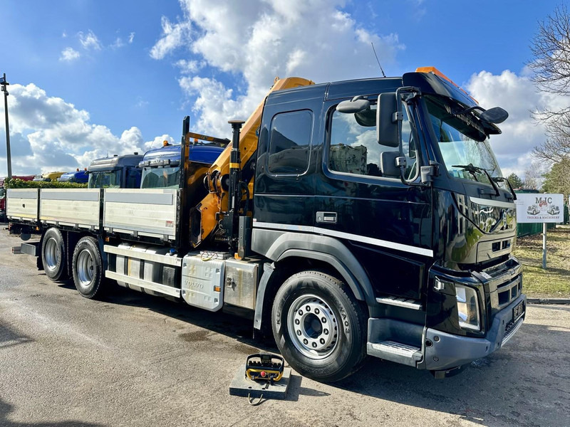 Volvo FMX 370 6x2 PRITSCHE 6M35 + KRAN EFFER 215/6S -*127.000km* - LIFT AXLE - DOUBLE WHEELS - I SHIFT - EURO 6 - BE PAPERS - 드롭사이드/ 플랫베드 트럭, 크레인 트럭 : 사진 1 Volvo FMX 370 6x2 PRITSCHE 6M35 + KRAN EFFER 215/6S -*127.000km* - LIFT AXLE - DOUBLE WHEELS - I SHIFT - EURO 6 - BE PAPERS - 드롭사이드/ 플랫베드 트럭, 크레인 트럭 : 사진 1