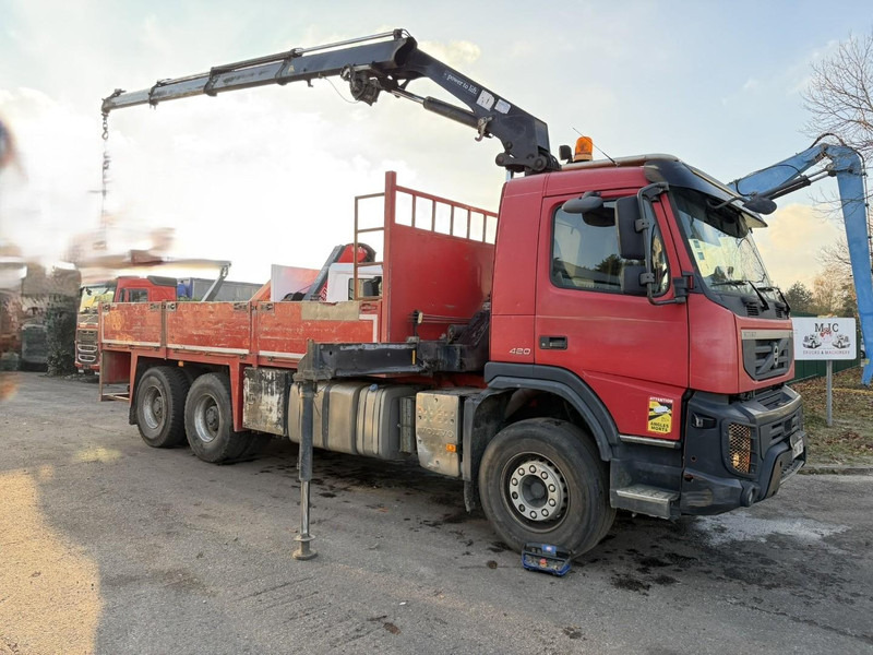 Volvo FMX 420 6X4 + CRANE HMF 1720 + winch + radio - BIG AXLES / HUB REDUCTION - STEEL SPRING / BLATT - PLATFORM 6m10 - 크레인 트럭 : 사진 1 Volvo FMX 420 6X4 + CRANE HMF 1720 + winch + radio - BIG AXLES / HUB REDUCTION - STEEL SPRING / BLATT - PLATFORM 6m10 - 크레인 트럭 : 사진 1