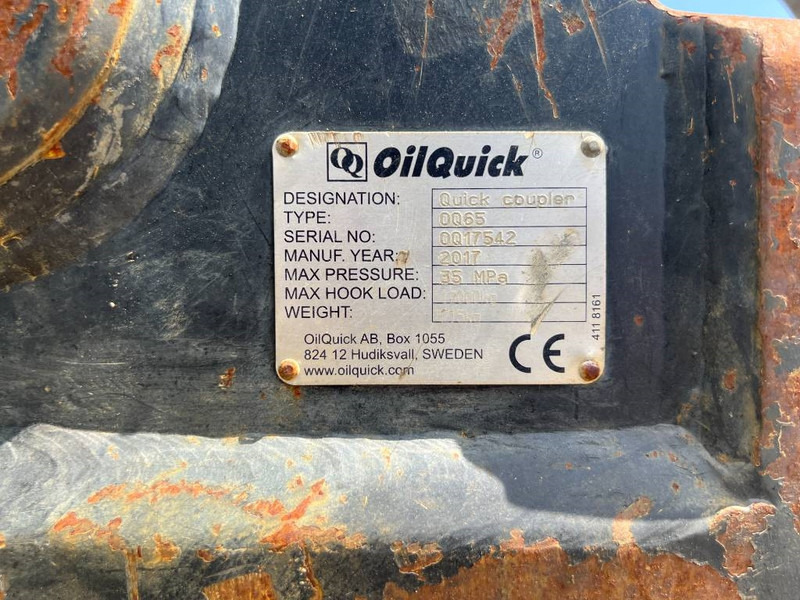 퀵 커플러 건설기계 용 OilQuick OQ65 - M314F / M316F / M318F : 사진 17