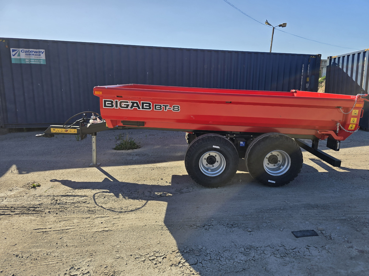 BIGAB BT-8 HARDOX - 농장 티핑 트레일러/ 덤프 : 사진 3 BIGAB BT-8 HARDOX - 농장 티핑 트레일러/ 덤프 : 사진 3