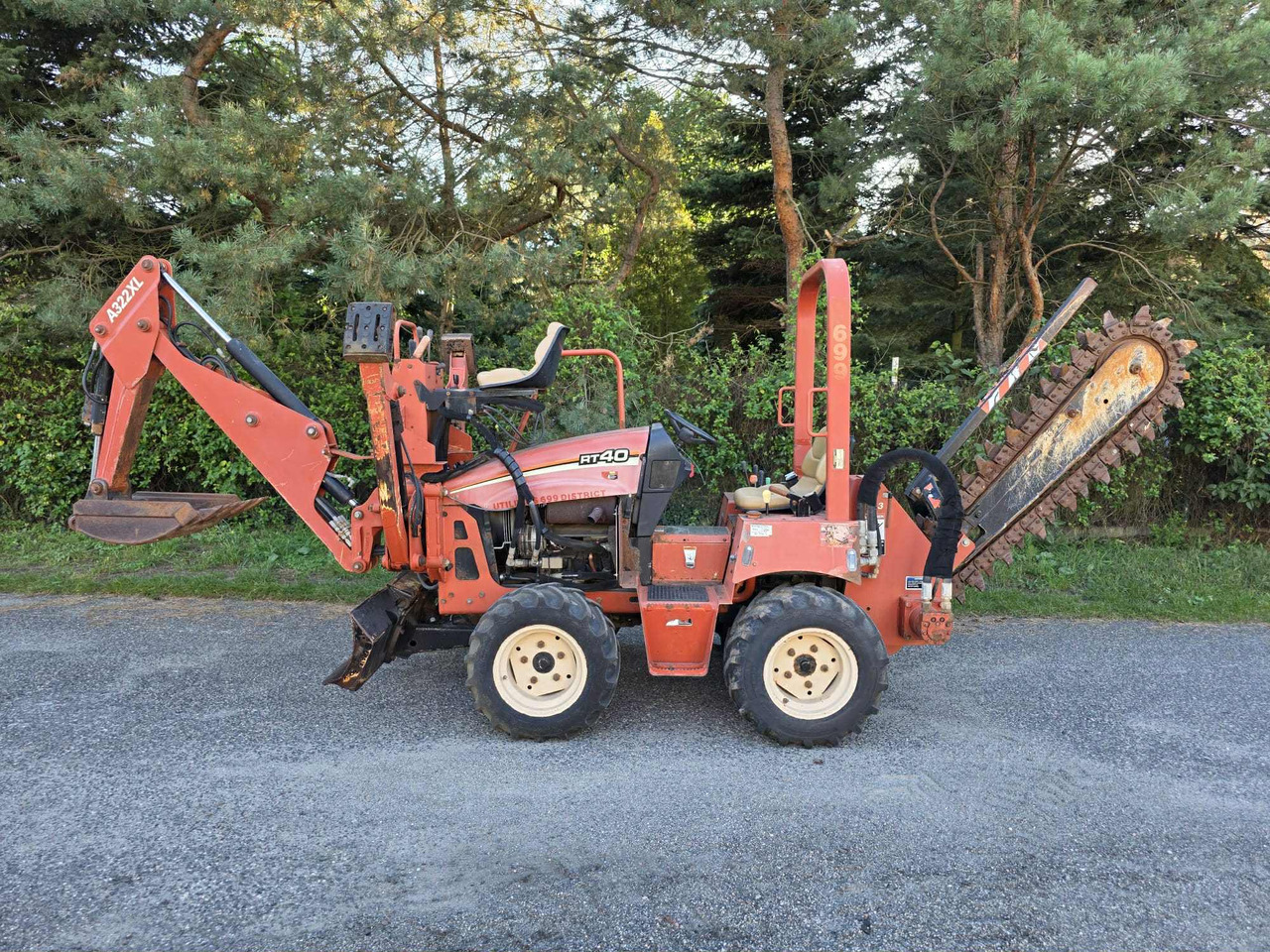 Knikmops Ditch Witch rt40 - 트렌처 : 사진 2 Knikmops Ditch Witch rt40 - 트렌처 : 사진 2