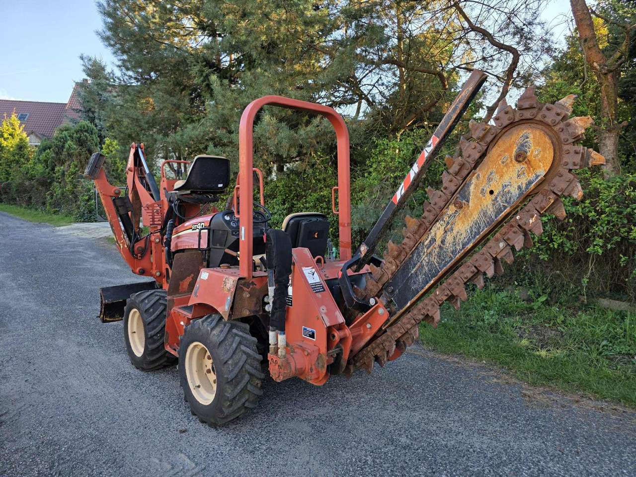Knikmops Ditch Witch rt40 - 트렌처 : 사진 4 Knikmops Ditch Witch rt40 - 트렌처 : 사진 4