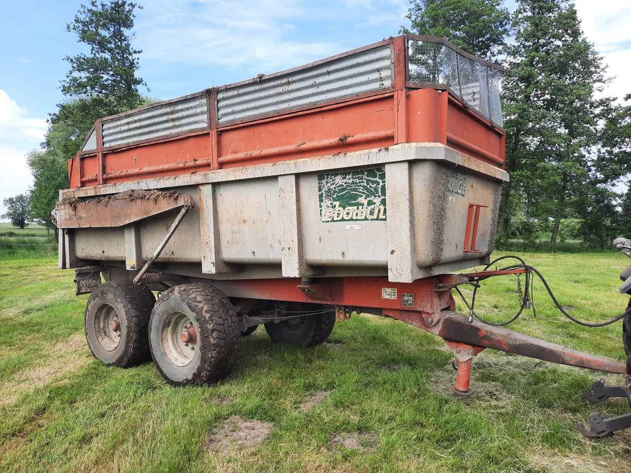 LEBOULCH RB2120 (12 ton / 25 m3) - 농장 티핑 트레일러/ 덤프 : 사진 1 LEBOULCH RB2120 (12 ton / 25 m3) - 농장 티핑 트레일러/ 덤프 : 사진 1