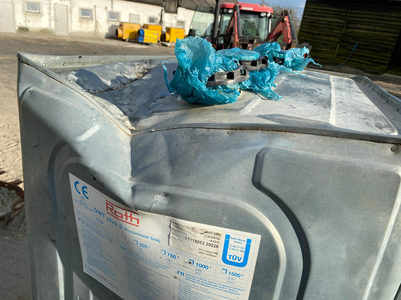 ROTH DWT 1000L - 저장 탱크 : 사진 2 ROTH DWT 1000L - 저장 탱크 : 사진 2