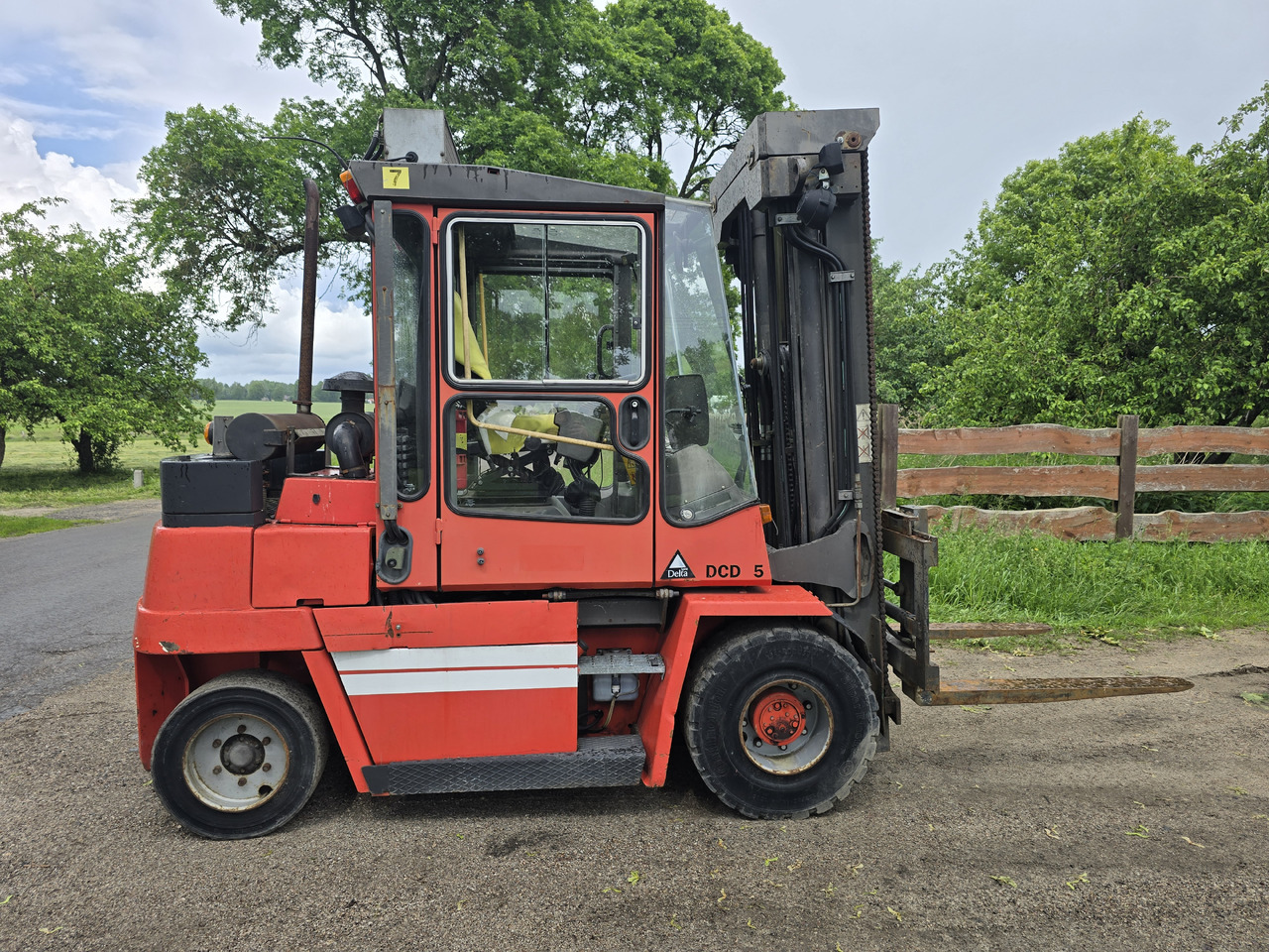 Kalmar DCD 55-6 Triplex - 디젤 지게차 : 사진 2 Kalmar DCD 55-6 Triplex - 디젤 지게차 : 사진 2
