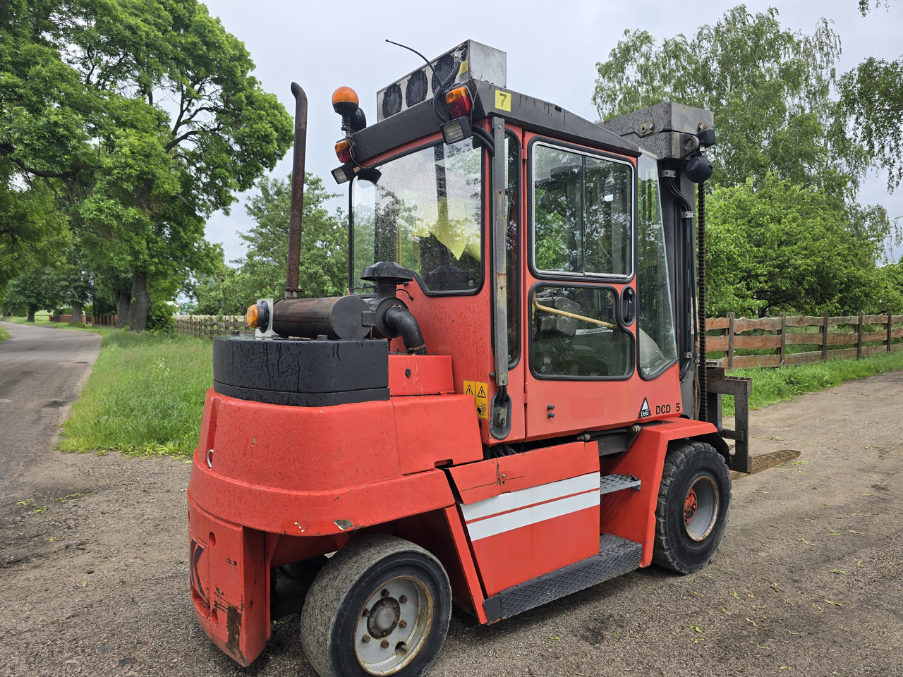 Kalmar DCD 55-6 Triplex - 디젤 지게차 : 사진 3 Kalmar DCD 55-6 Triplex - 디젤 지게차 : 사진 3