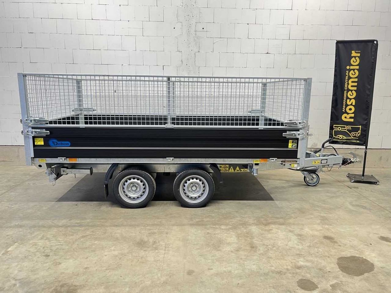 CHEVAL LIBERTE DEBON PW3.3E Black Rampen Gitter Dreiseitenkipper - 덤프 트레일러 : 사진 2 CHEVAL LIBERTE DEBON PW3.3E Black Rampen Gitter Dreiseitenkipper - 덤프 트레일러 : 사진 2
