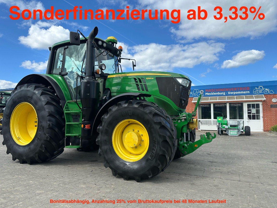 신규 장궤형 트랙터 John Deere 6195M CommandQuad ECO   FKH FZW : 사진 1