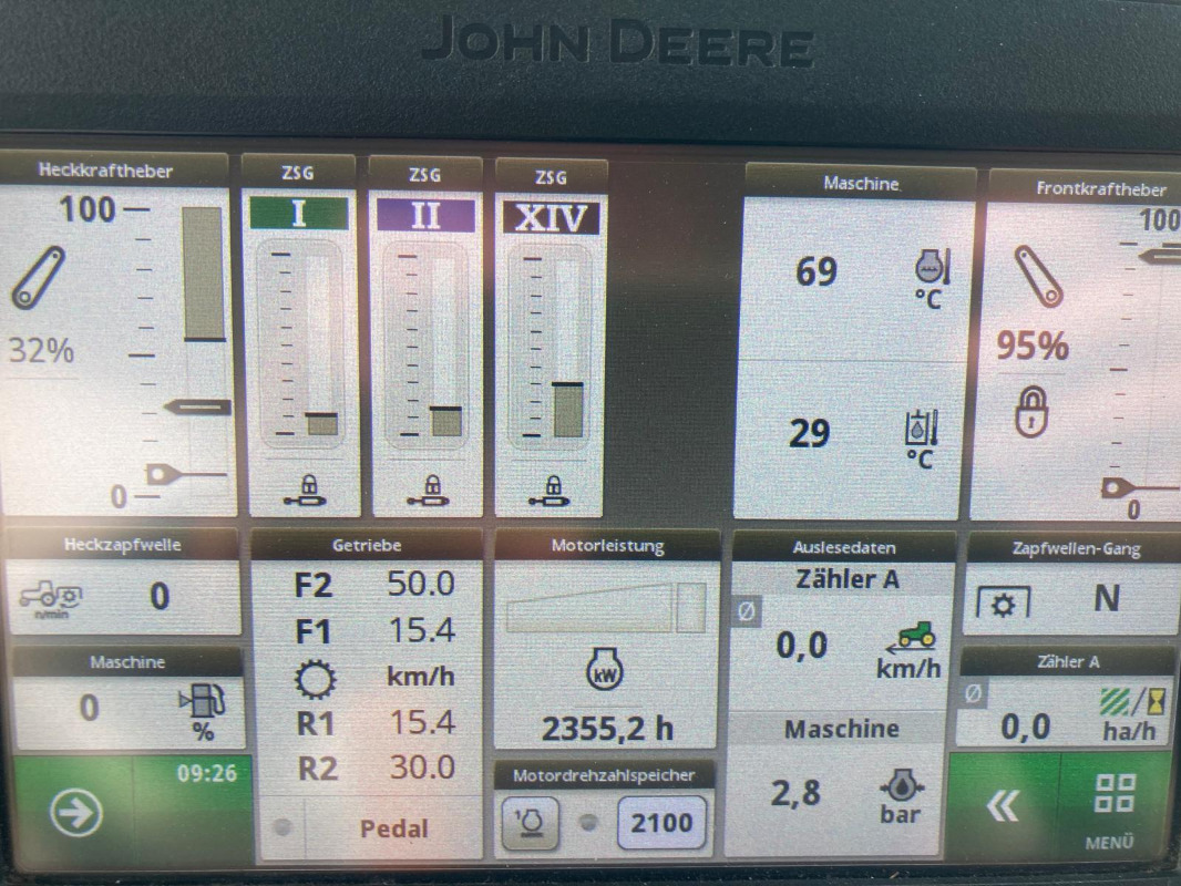John Deere 6110R - 장궤형 트랙터 : 사진 4 John Deere 6110R - 장궤형 트랙터 : 사진 4