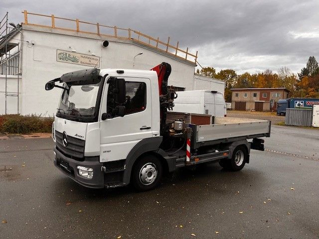 Mercedes-Benz Atego 818 mit Ladekran - 크레인 트럭 : 사진 1 Mercedes-Benz Atego 818 mit Ladekran - 크레인 트럭 : 사진 1