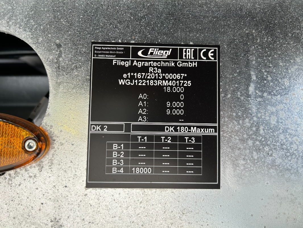 Fliegl DK 180 Maxum Fox limited - 트레일러 : 사진 2 Fliegl DK 180 Maxum Fox limited - 트레일러 : 사진 2