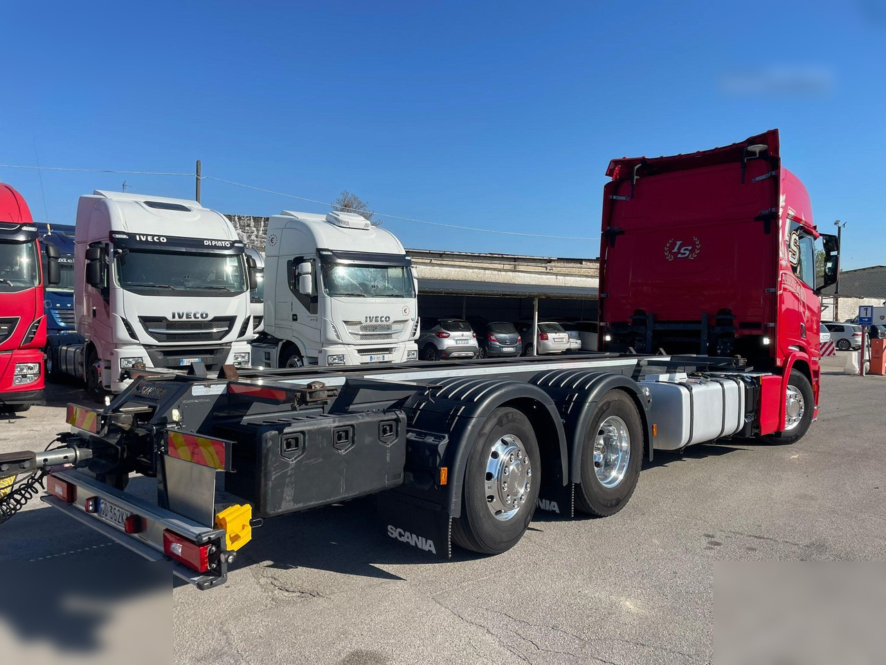 SCANIA R450 - 컨테이너 운반 장치/ 스와프 보디 트럭 : 사진 2 SCANIA R450 - 컨테이너 운반 장치/ 스와프 보디 트럭 : 사진 2