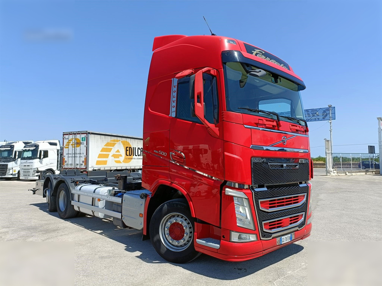 VOLVO FH500 - 컨테이너 운반 장치/ 스와프 보디 트럭 : 사진 1 VOLVO FH500 - 컨테이너 운반 장치/ 스와프 보디 트럭 : 사진 1